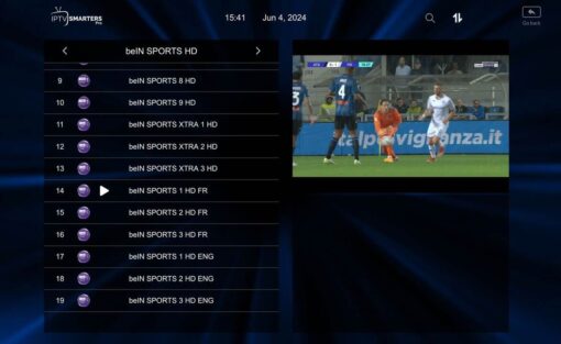 Abonnemnt IPTV SMARTERS PRO