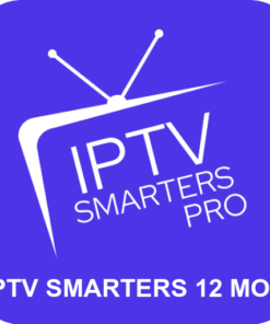 IPTV SMARTERS PRO 12 MOIS